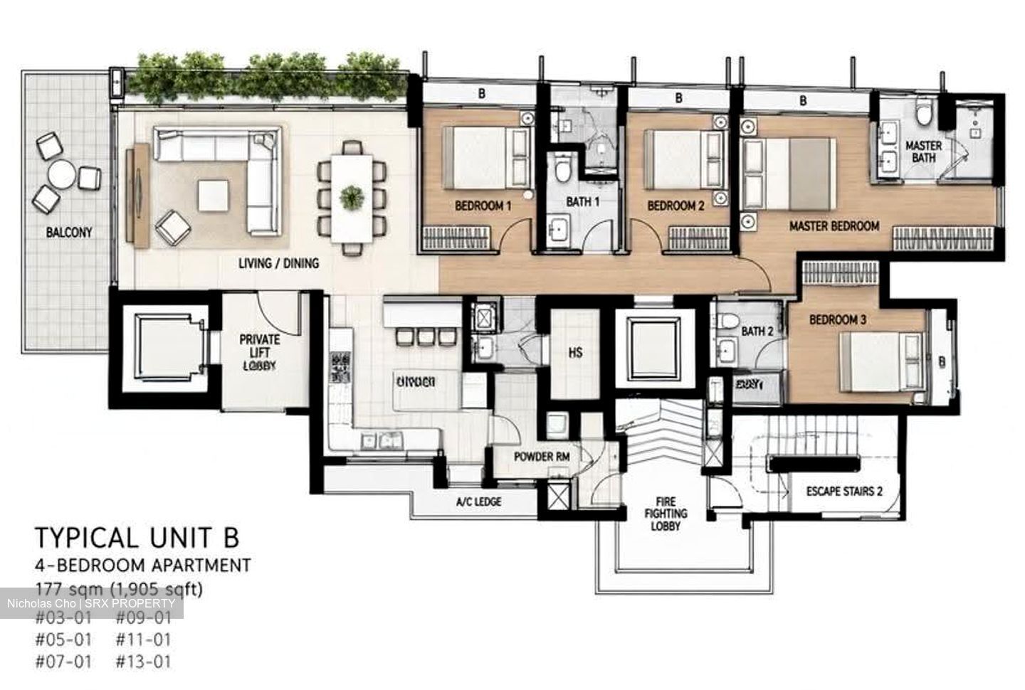 One Robin (D10), Apartment #624526371